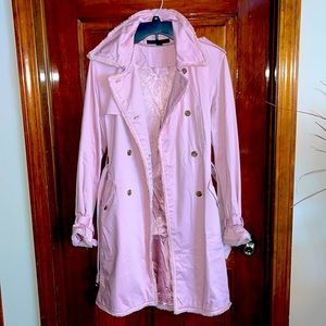 Express Design Studio Pink Trench Coat. Girls Size M. In Excellent Condition.